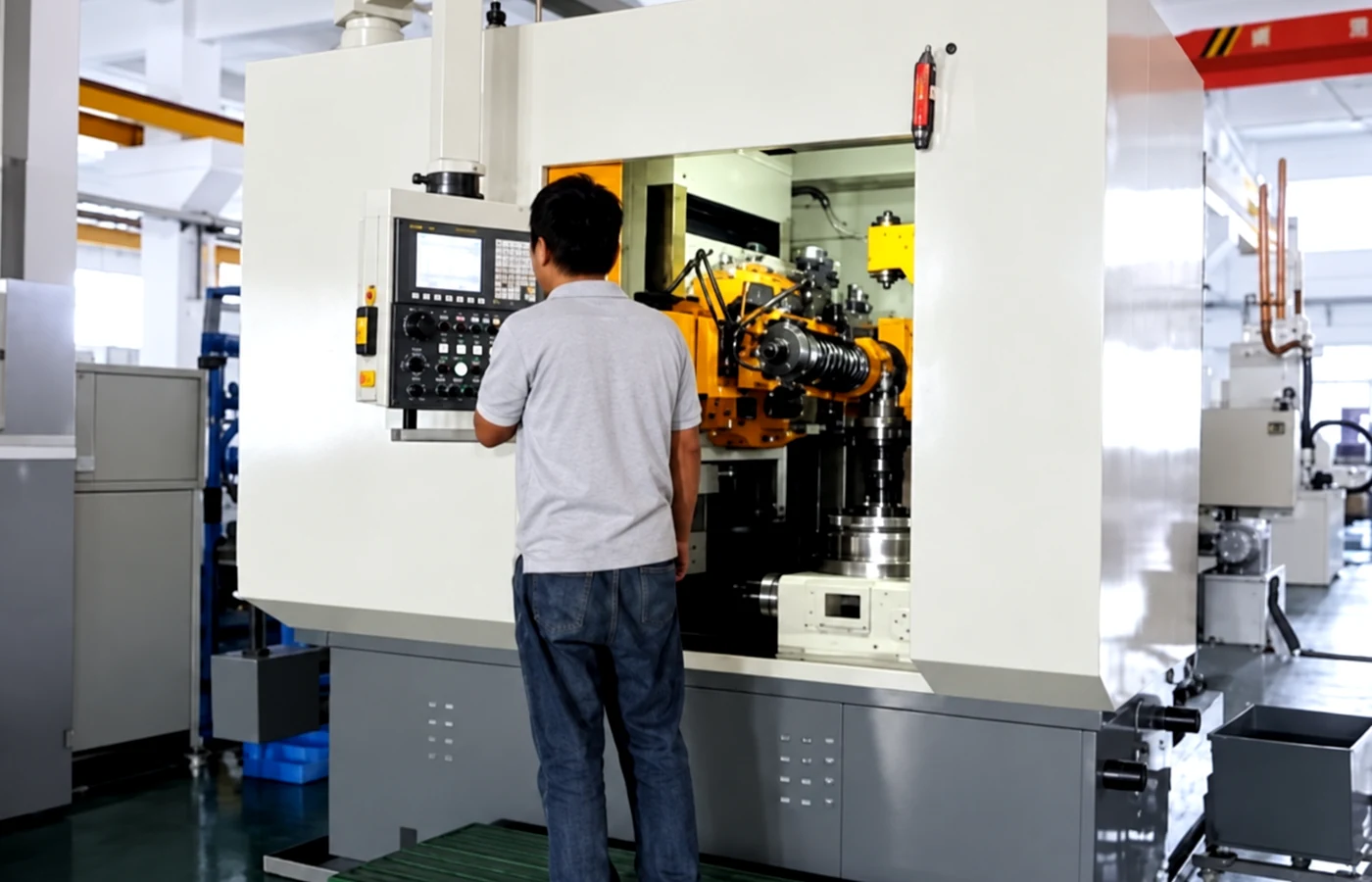Timing pulley tooth machining equipment