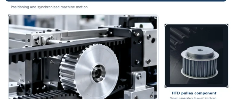 HTD timing pulley applications