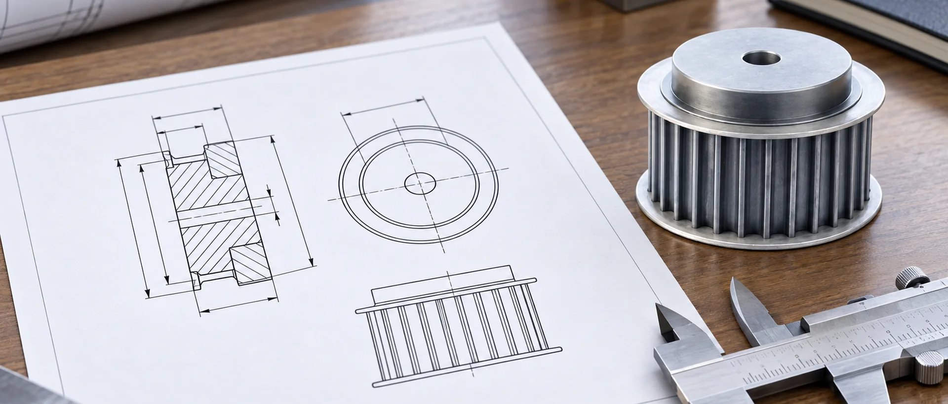 HTD timing pulley engineering and dimensional review