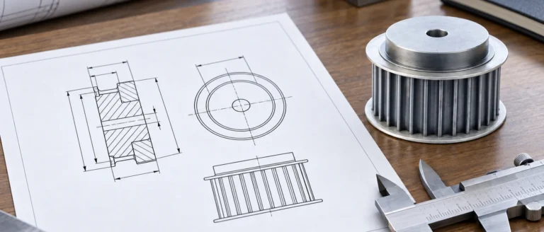 HTD timing pulley engineering and dimensional review