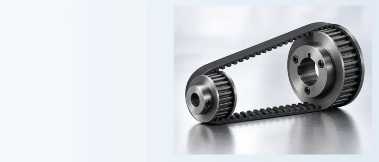 HTD timing pulley product range with straight-bore and taper-bush families